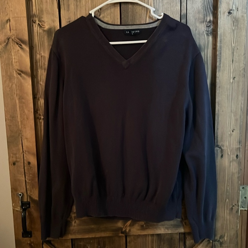 Lands End light sweater color black
